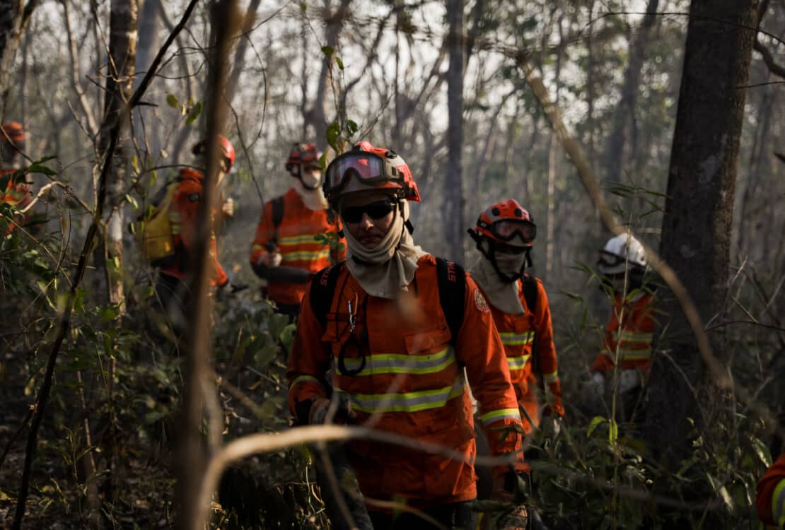 Balanço: Corpo de Bombeiros segue no combate a 21 incêndios florestais em Mato Grosso nesta quinta-feira (17)