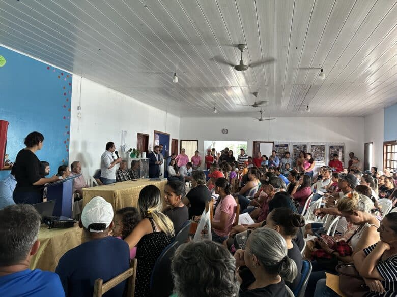 Lançamento cadastramos do SER Família Habitação em Nova Canaã do Norte              Crédito - Fernanda Trindade