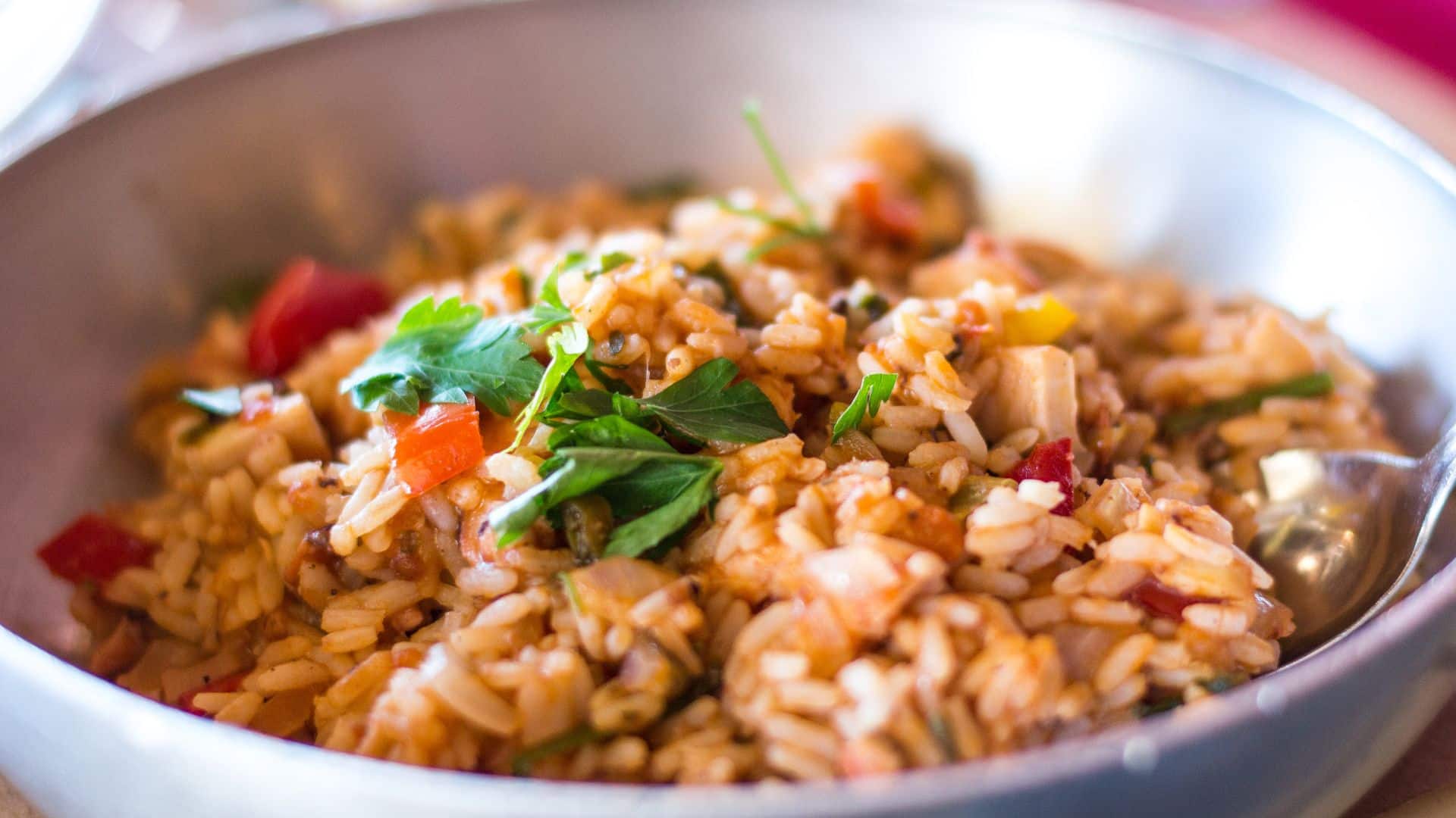 Risoto de frango