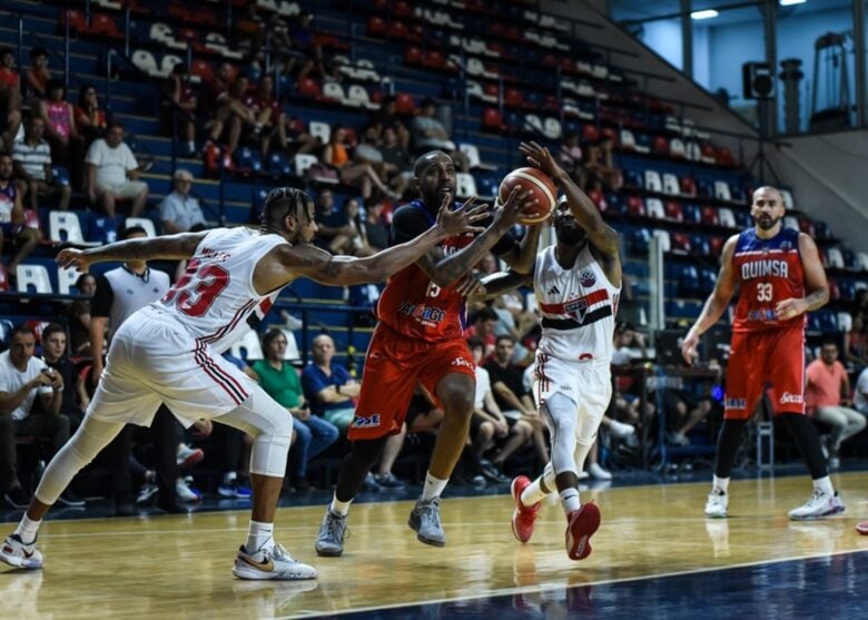 São Paulo perde por 112 a 65. para o Quimsa (Argentina) na estreia da Champions League das Américas, fora de casa - em 17/12/2023 Por: Fiba/Divulgação