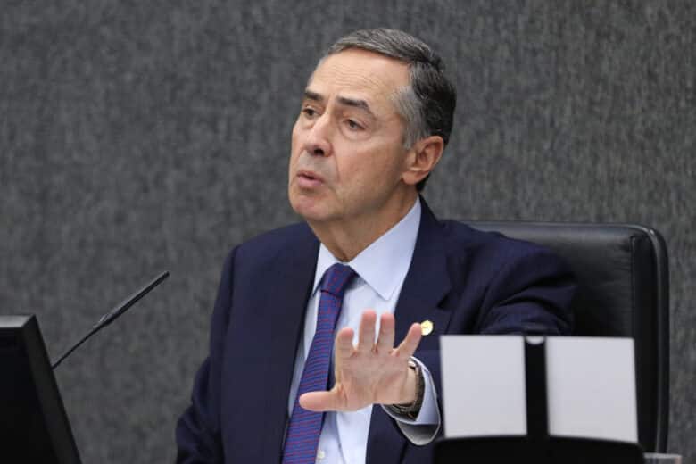 Brasília, DF 17/10/2023 O presidente do CNJ e do Supremo Tribunal Federal (STF), Luís Roberto Barroso, preside a sua primeira sessão do Conselho Nacional de Justiça (CNJ) Foto: Fabio Rodrigues-Pozzebom/ Agência Brasil