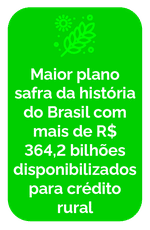 Com a disponibilização de R$ 364,2 bilhões em crédito rural, Mapa fez o maior Plano Safra da história