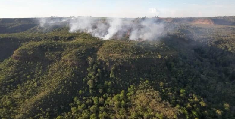 Número de focos de calor triplica em Mato Grosso