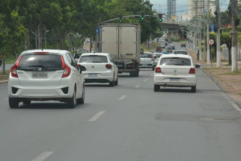 Avenida do CPA, em Cuiabá - Foto por: João Vaz/Sefaz-MT