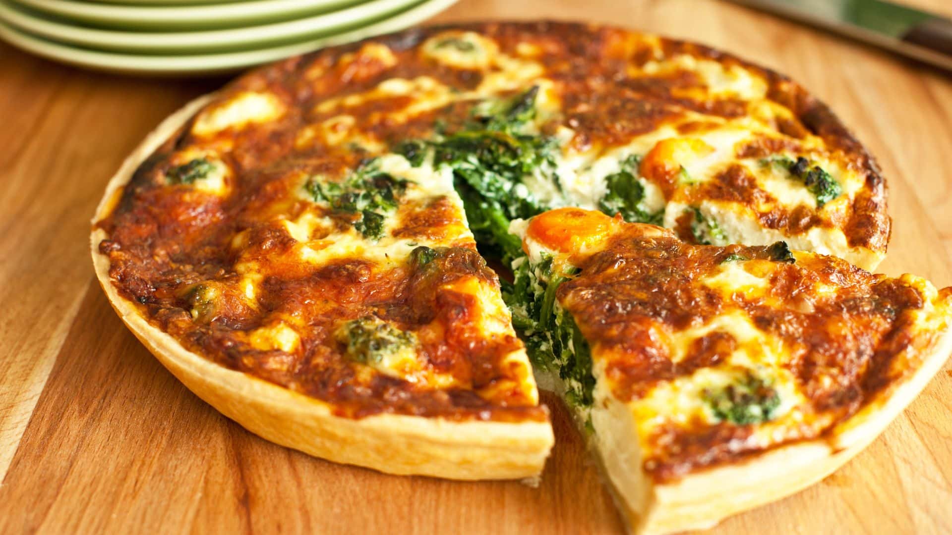 Quiche de espinafre