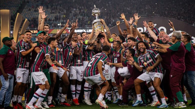 Rio de Janeiro, RJ - Brasil - 04/11/2023 - Maracanã - Copa CONMEBOL Libertadores 2023, Final, jogo entre Fluminense x Boca Juniors. FOTO DE MARCELO GONÇALVES / FLUMINENSE FC  IMPORTANTE: Imagem destinada a uso institucional e divulga磯, seu uso comercial estᠶetado incondicionalmente por seu autor e o Fluminense Football Club.  IMPORTANT: Image intended for institutional use and distribution. Commercial use is prohibited unconditionally by its author and Fluminense Football Club.  IMPORTANTE: Im᧥n para uso solamente institucional y distribuici㮮 El uso comercial es prohibido por su autor y por el Fluminense Football Club Por: Marcelo Goncalves