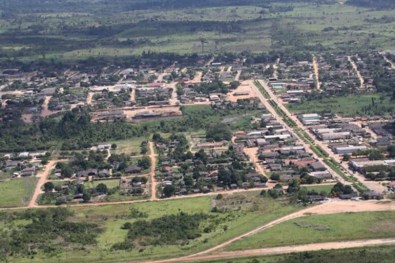 Apiacas cidade vista aerea