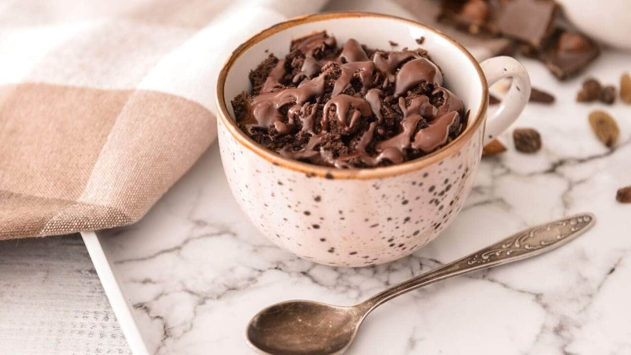 Bolo de caneca no microondas