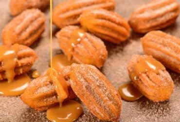 Churros com doce de leite