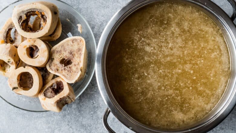 Receita de caldo de ossos