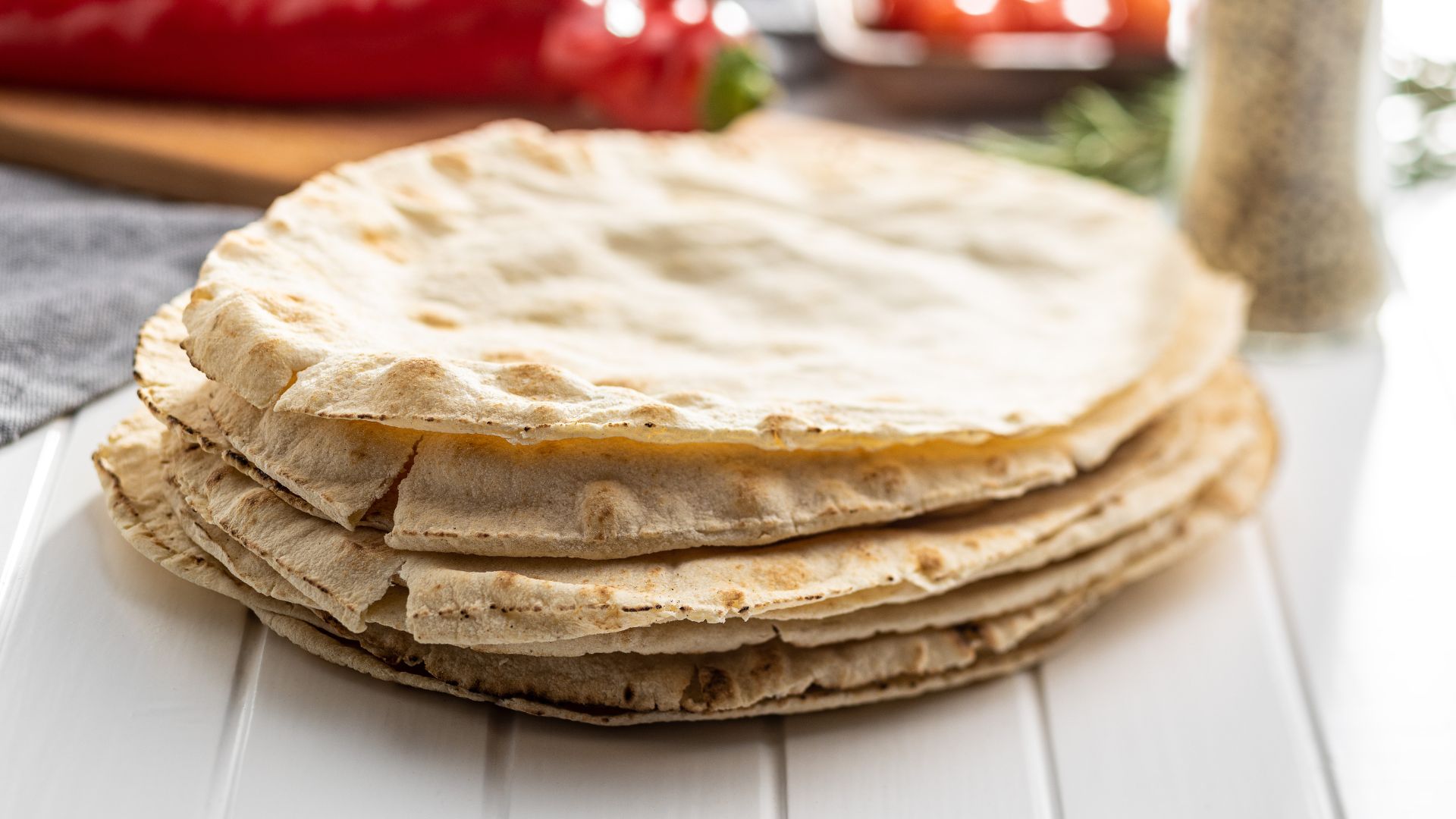 Receita de pão pita