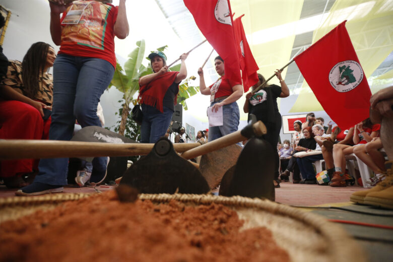 Guararema (SP), 27/01/2024 - Ato em comemoração aos 40 anos do MST na Escola Nacional Florestan Fernades, em Guararema, interior de São Paulo, com a presenca de ministros. Foto Paulo Pinto/Agência Brasil