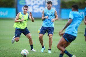 Grêmio x Guarany de Bagé ao vivo; onde assistir, horário e escalações do jogo deste sábado (2) pelo Gauchão. Foto: Lucas Uebel/GFBPA