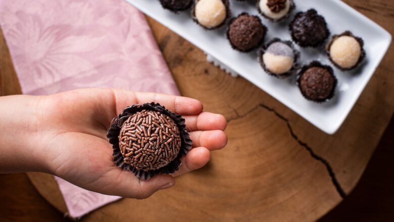 Brigadeiro sem manteiga