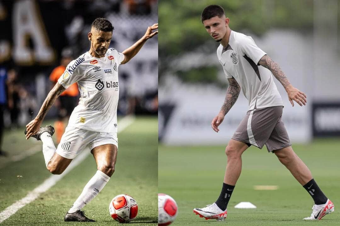 Santos x Corinthians: onde assistir ao vivo o jogo do Santos e do Timão pelo Paulista nesta quarta (7). Foto: Ivan Storti/Santos e Rodrico Coca/Ag. Corinthians