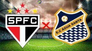 Onde assistir São Paulo x Água Santa
