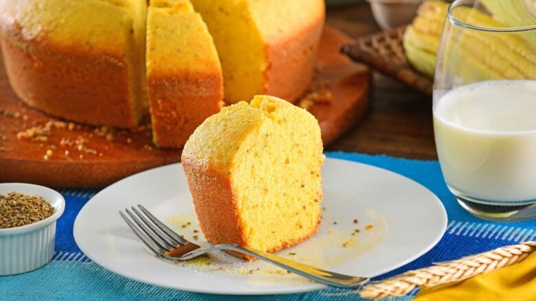 Receita de bolo de trigo fofinho