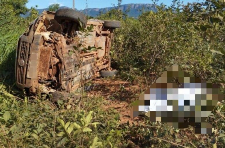 Acidente na zona rural de Pontes e Lacerda deixa uma mulher morta