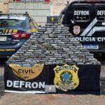 215 quilos de cocaína são apreendidos em operação conjunta na fronteira de MT com a Bolívia