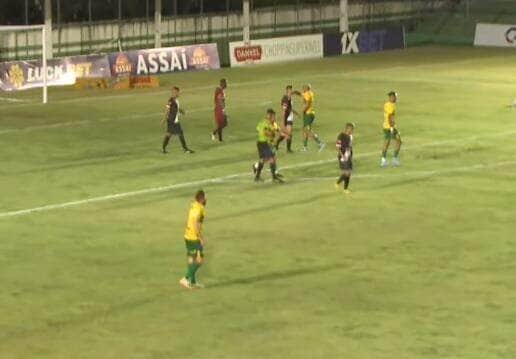 Lance de Mixto x Cuiabá. Foto: Reprodução YouTube