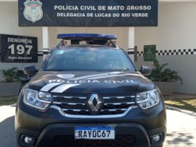 Ação faz parte de um trabalho realizado pelos policiais da Delegacia de Lucas do Rio Verde para prisão de foragidos da Justiça