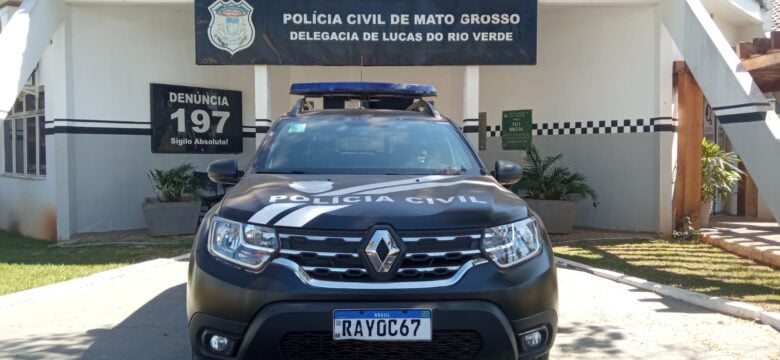 Ação faz parte de um trabalho realizado pelos policiais da Delegacia de Lucas do Rio Verde para prisão de foragidos da Justiça