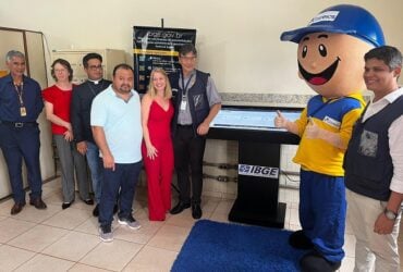 IBGE inaugura primeiro totem interativo em parceria com os Correios - Foto: Wualisson Chaves/IBGE