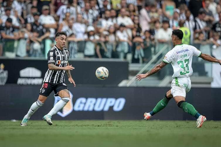 América-MG x Atlético-MG ao vivo; onde assistir, horário e escalações do jogo deste domingo (17) pelo Mineiro. Foto: Pedro Souza/Atlético