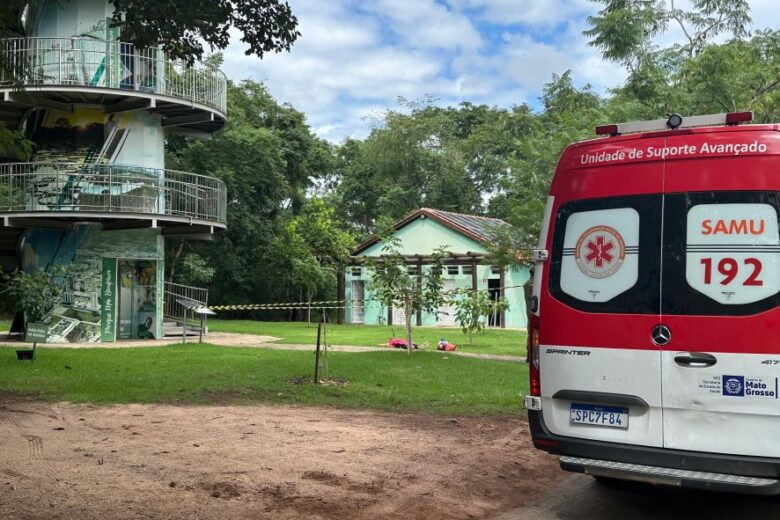 Mulher morre após queda do mirante no parque Mãe Bonifácia em Cuiabá