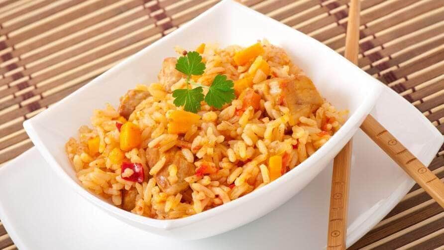 Receita de arroz à grega