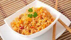 Receita de arroz à grega