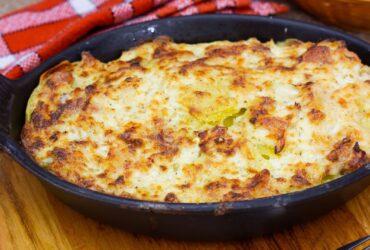 Receita de bacalhau gratinado