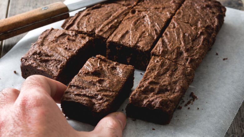 Receita de brownie de chocolate