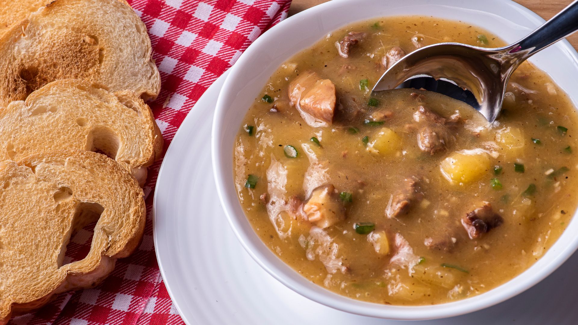 Receita de caldo de kenga