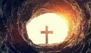 Tumba de Jesus Cristo. Crucificação e Ressurreição. Religião, Tema da Páscoa. - Fotos do Canva