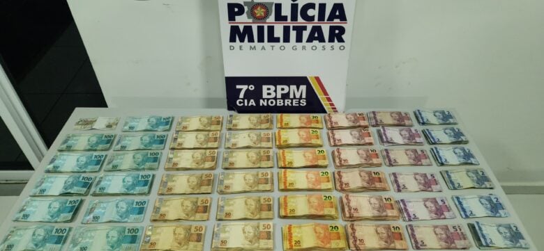 Trio é preso com R$ 32 mil e associação criminosa em Nobres