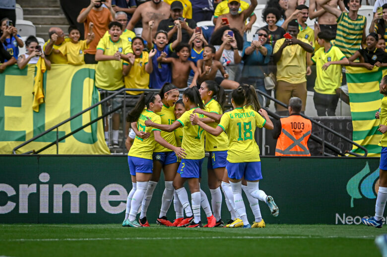 seleção feminina de futebol - amistoso com Japão 2023 Por: NAYRA HALM