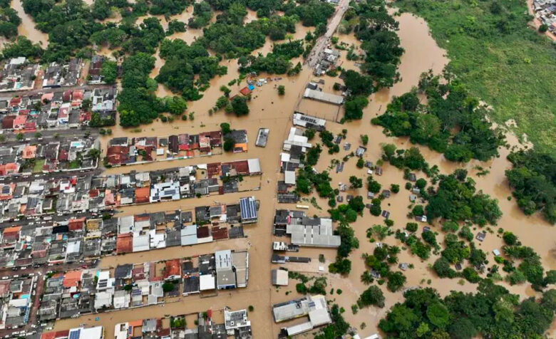 Acre (DF) 26/02/2024 - Mais de 22 mil moradores de Rio Branco estão atingidos pelas águas de igarapés e do Rio Acre Foto: Pedro Devani/Secom