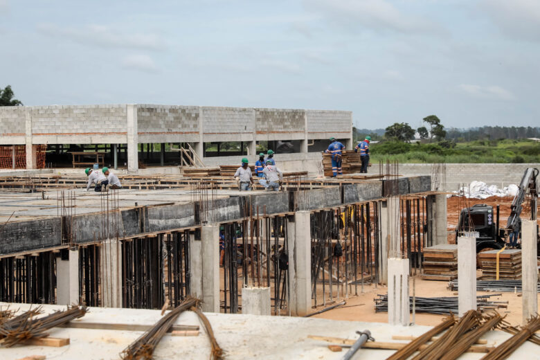 Novo Hospital Regional de Alta Floresta já está 35% concluído              Crédito - Christiano Antonucci | Secom-MT