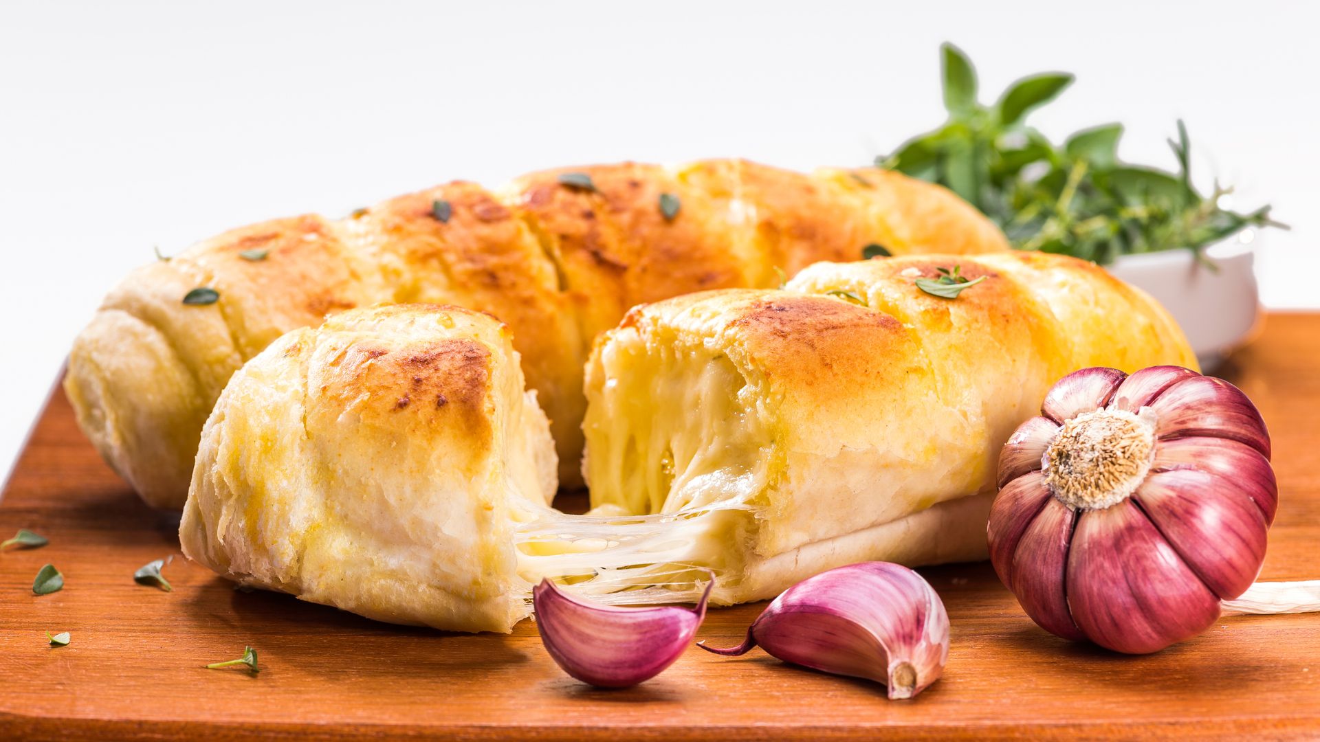 Receita de pão de alho com camarão