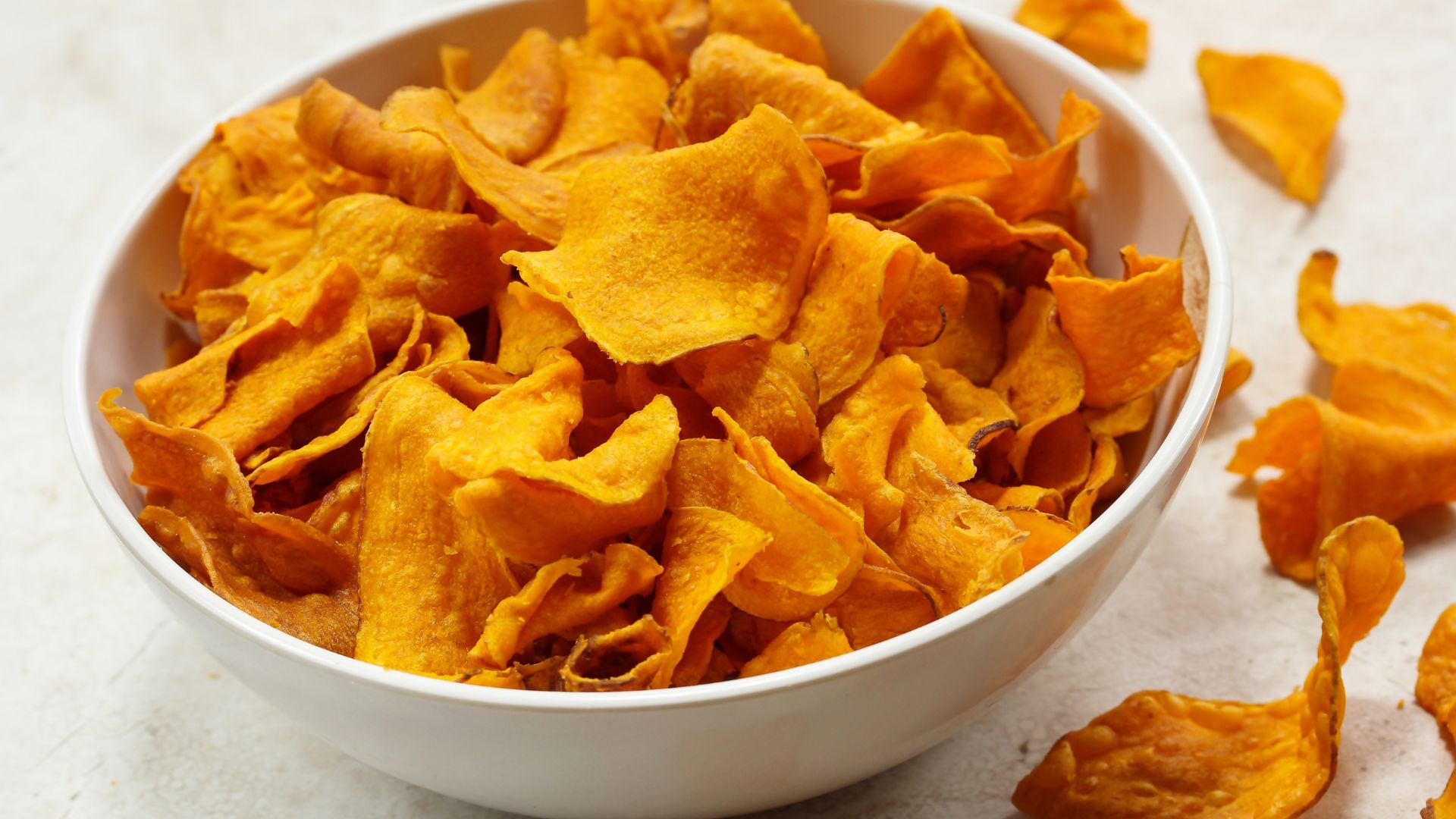 Como fazer chips de batata doce