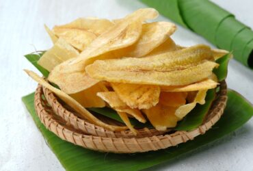 Como fazer chips de banana