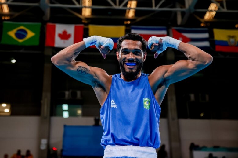 Luiz Bolinha, boxe, Pan-Americano de Santiago Por: Miriam Jeske/COB/Direitos Reservados