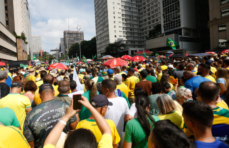 São Paulo (SP) 25/02/2024 - Ato do Pastor Silas Malafaia em apoio a Bolsonaro na Avenida Paulista. Foto: Paulo Pinto/Agência Brasil Por: Paulo Pinto/Agência Brasil