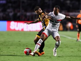 Lance de São Paulo x Novorizontino. Foto: Mauro Horita e Rebeca Reis/AG. Paulistão