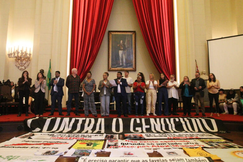 São Paulo (SP), 25/03/2024 - Audiência Pública Operação Escudo/Verão, organizada pela Ouvidoria de Polícia de São Paulo e Ouvidoria Nacional dos Direitos Humanos, na Faculdade de Direito da Universidade de São Paulo - USP. Foto: Rovena Rosa/Agência Brasil