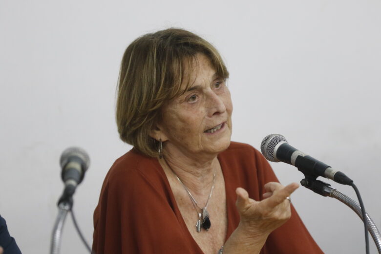 Rio de Janeiro (RJ), 15/08/2023 - A presidente da Academia Brasileira de Ciências, Helena Nader, na abertura da exposição Rádio Sociedade: 100 anos de rádio no Brasil, na Casa da Ciência da UFRJ. Foto: Fernando Frazão/Agência Brasil