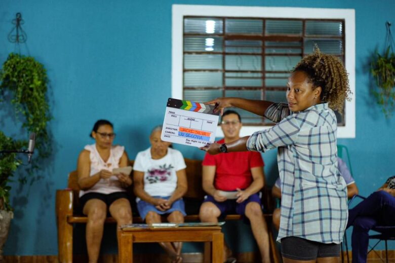 Gravação do filme Farinha Festas e Memórias, do Edital Mestres da Cultura, da Secel - Foto por: Julia Muxfeldt