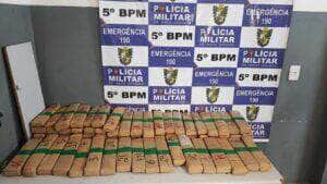 63 tabletes de maconha e foragido da justiça são apreendidos em Rondonópolis