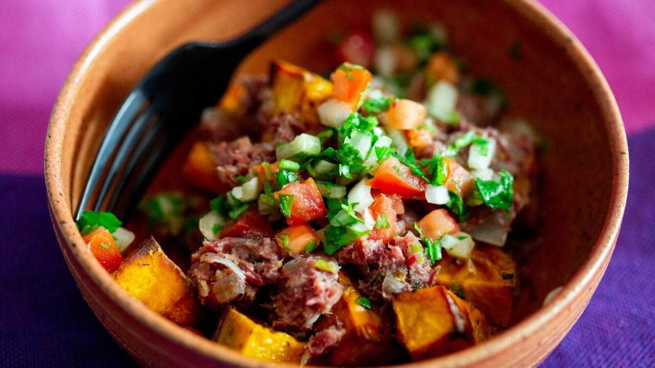 Receita de carne seca com abóbora